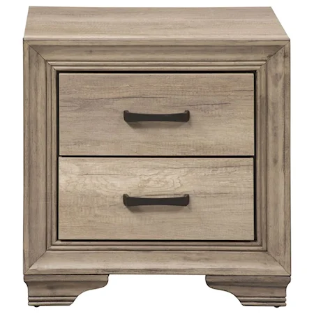 Nightstand with 2 Dovetail Drawers